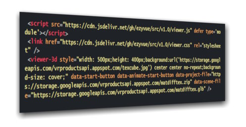 image of some HTML code