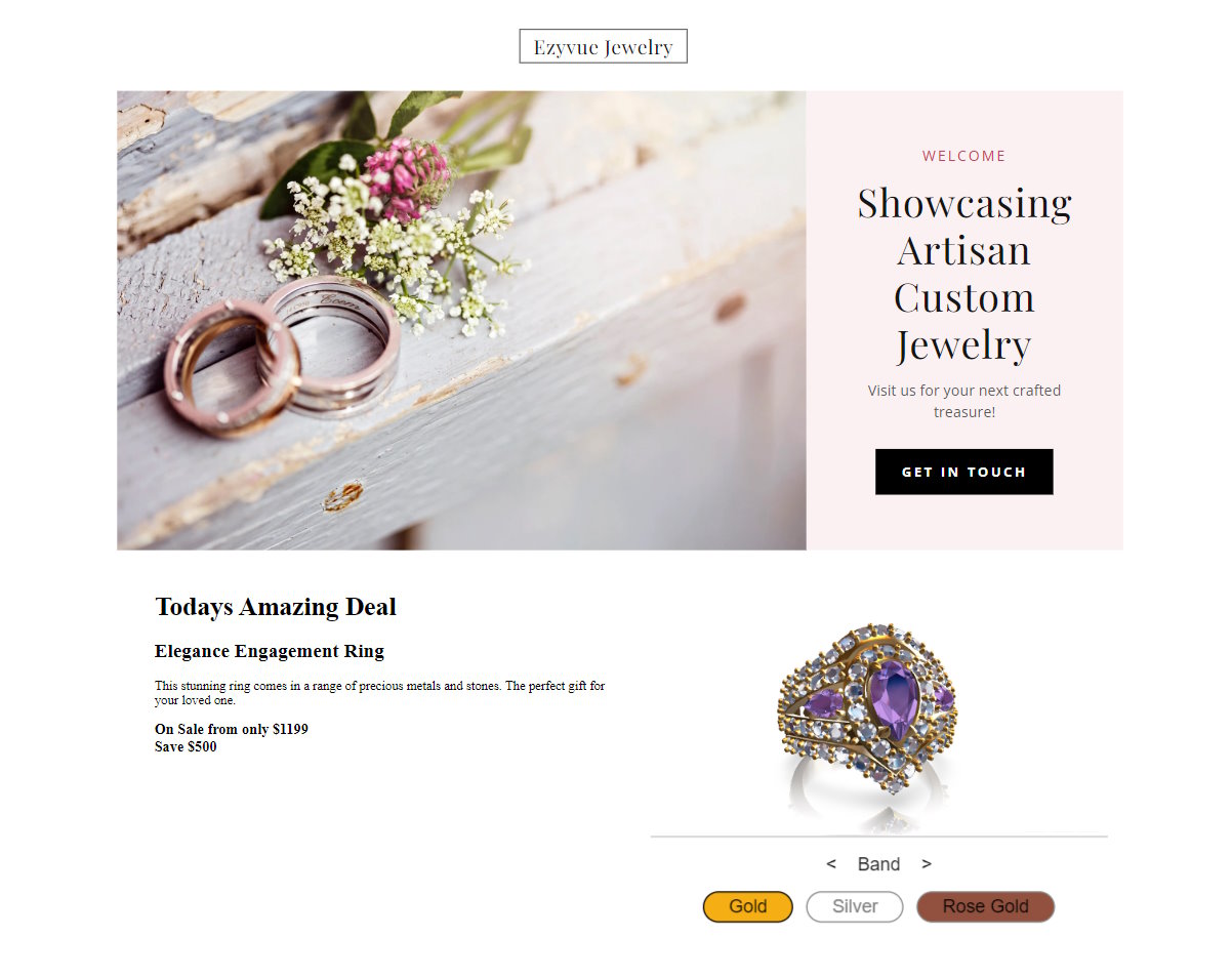Godaddy website image