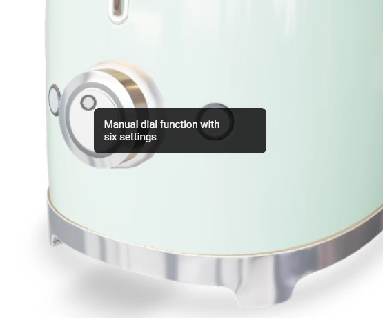 toaster with 3D annotations